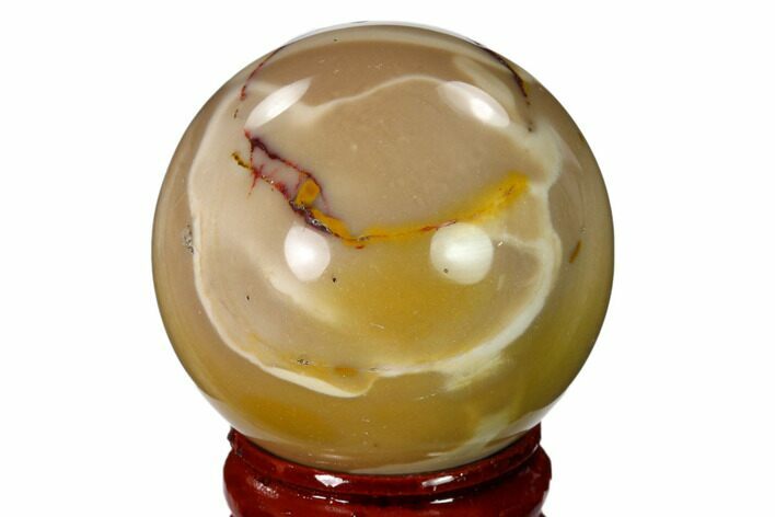 Polished Mookaite Jasper Sphere - Australia #150268